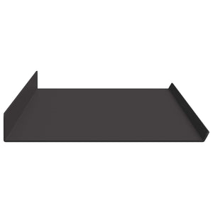 Schwebendes Regal Schwarz 100 cm, 2er-Set