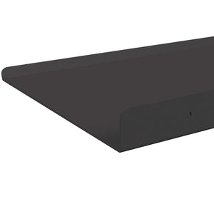 Schwebendes Regal, 4er-Set, Schwarz, 100cm