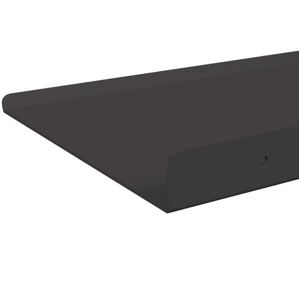 Schwebendes Regal, 4er-Set, Schwarz, 100cm