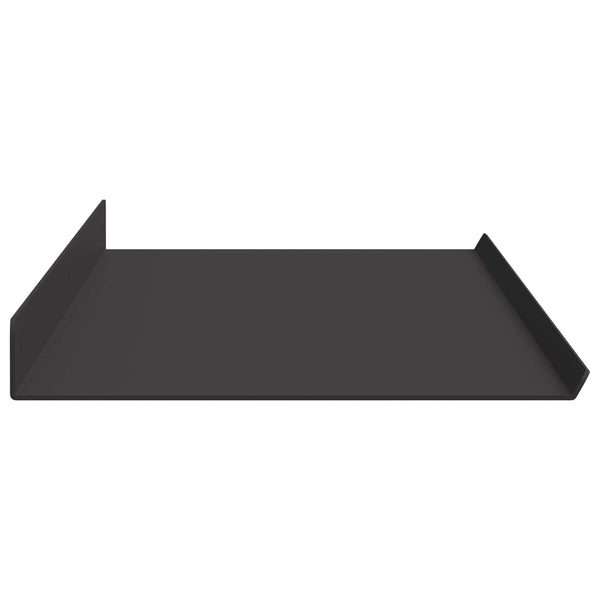 Schwebendes Regal, 4er-Set, Schwarz, 100cm