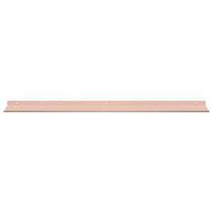 Rosa schwebendes Wandregal, 100cm, 2er Set