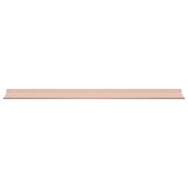 Rosa schwebendes Wandregal, 100cm, 2er Set