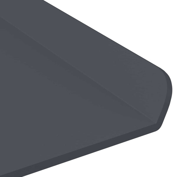 Schwebendes Regal Anthrazit 100cm 2er-Set