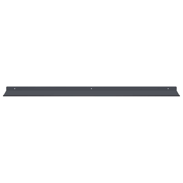 Schwebendes Regal Anthrazit 100cm 2er-Set