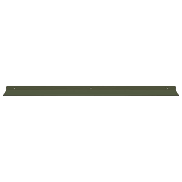 Schwebendes Regal Olive Grün 100cm, 2er Set