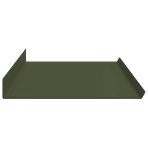 Schwebendes Regal Olive Grün 100cm, 2er Set