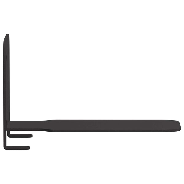 Unsichtbares schwebendes Regal, 4er-Set, Schwarz
