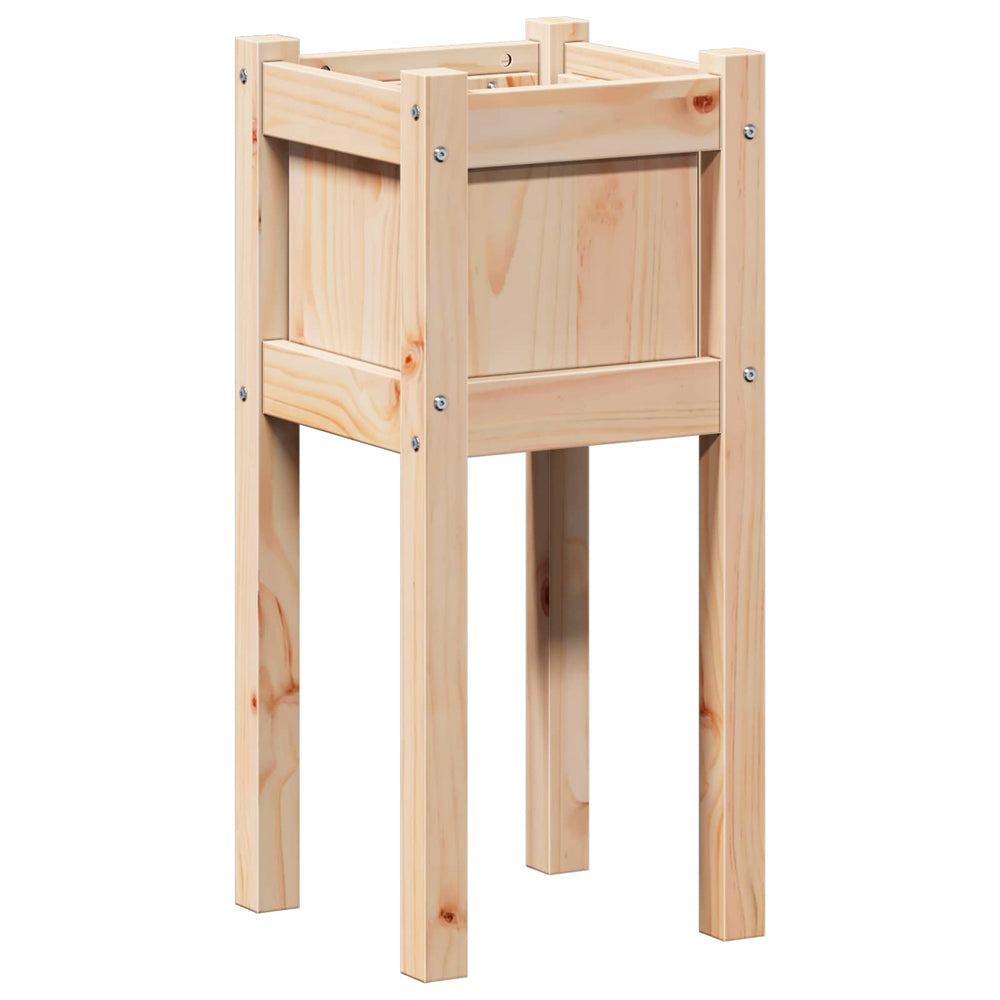 Garten Pflanzgefäß Kiefer Massivholz 31x31x70cm