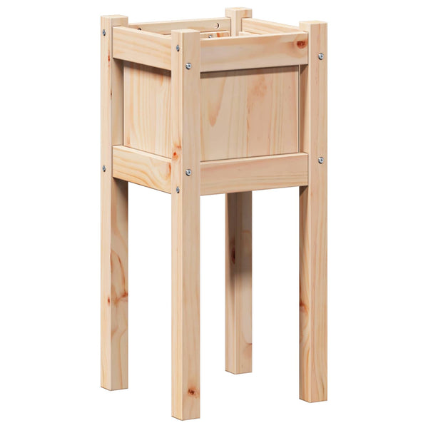 Garten Pflanzgefäß Kiefer Massivholz 31x31x70cm