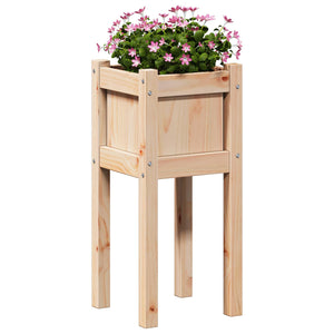 Garten Pflanzgefäß Kiefer Massivholz 31x31x70cm