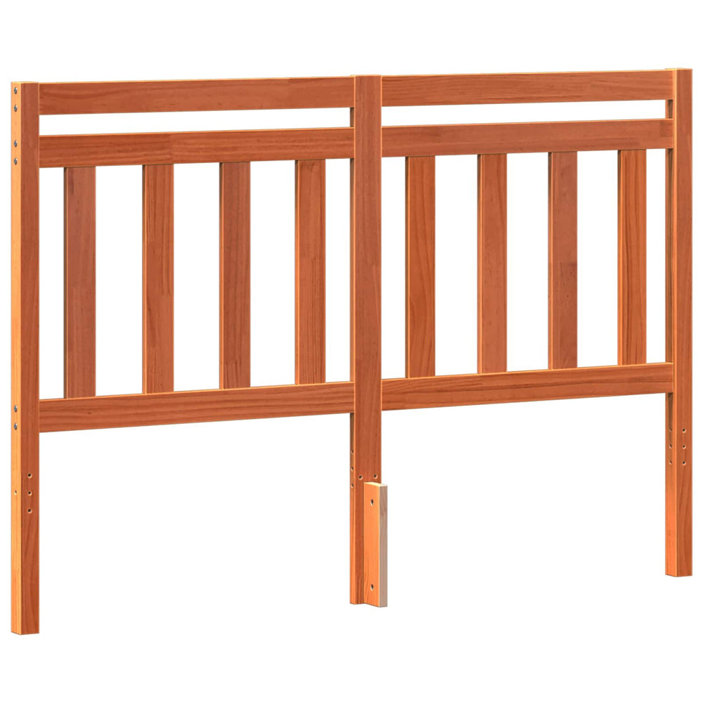 vidaXL Headboard with Headboard Wax Brown 165.5 x 100 cm