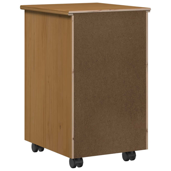 Rollschrank Honigbraun 34x39x56cm