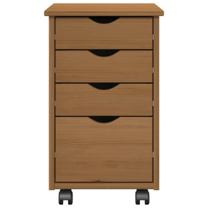 Rollschrank Honigbraun 34x39x56cm