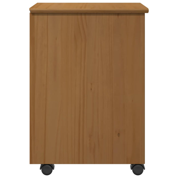 Rollschrank Honigbraun 34x39x56cm