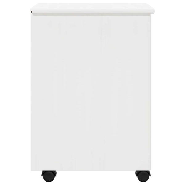 Rollschrank Weiß Kiefer Massivholz 34x39x56cm