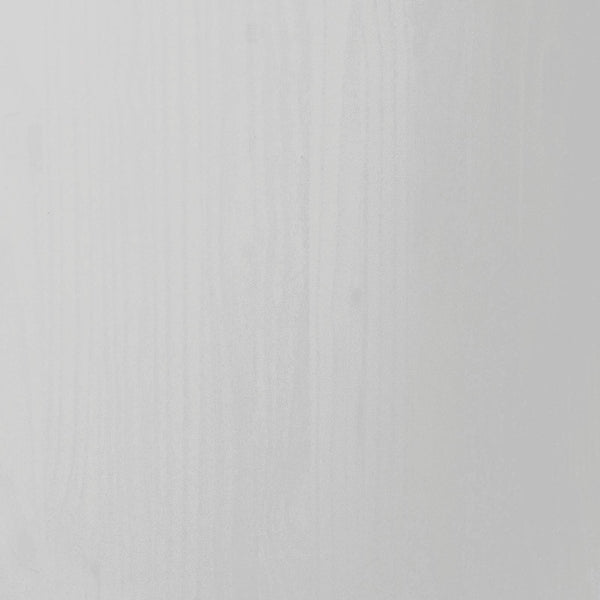 vidaXL Meuble de Rangement à Roulettes Blanc 63,5 x 39 x 79 cm Bois de Pin Massif