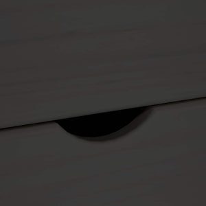Rollschrank Grau Kiefer 63,5x39x79cm