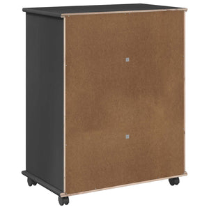 Rollschrank Grau Kiefer 63,5x39x79cm