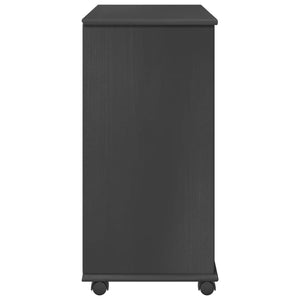 Rollschrank Grau Kiefer 63,5x39x79cm