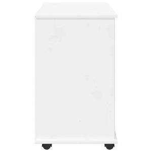 Rollschrank Weiß Kiefer Massivholz