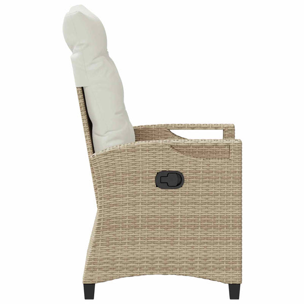 Gartenstuhl 2er Set Beige Creme