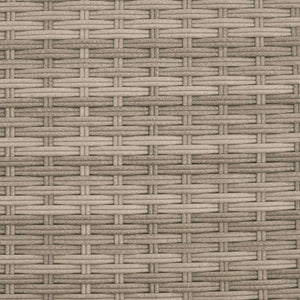 Verstellbarer Gartenstuhl Poly-Rattan Grau