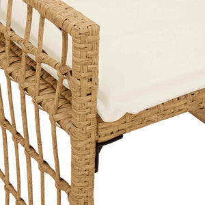 Outdoor Bank Natur & Creme 116cm