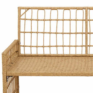 Outdoor Bank Natur & Creme 116cm