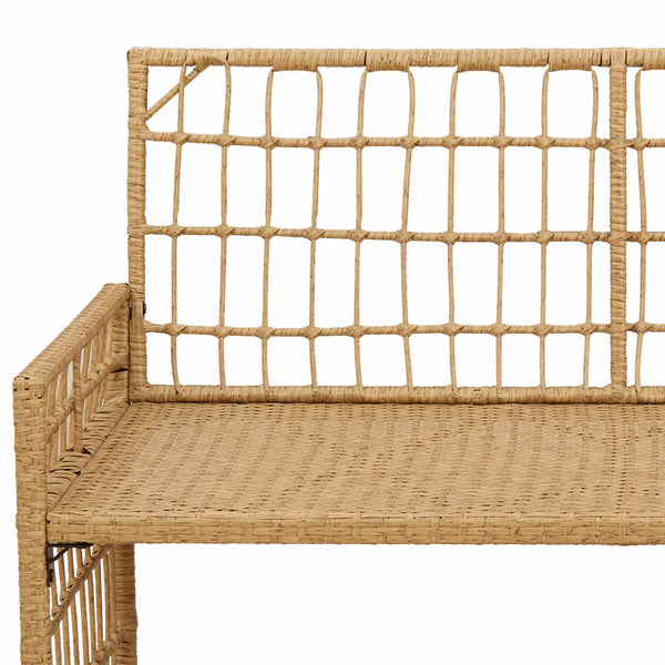 Outdoor Bank Natur & Creme 116cm