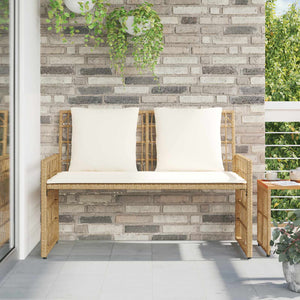 Outdoor Bank Natur & Creme 116cm