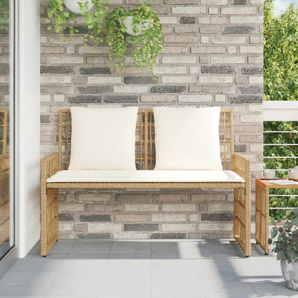 Outdoor Bank Natur & Creme 116cm