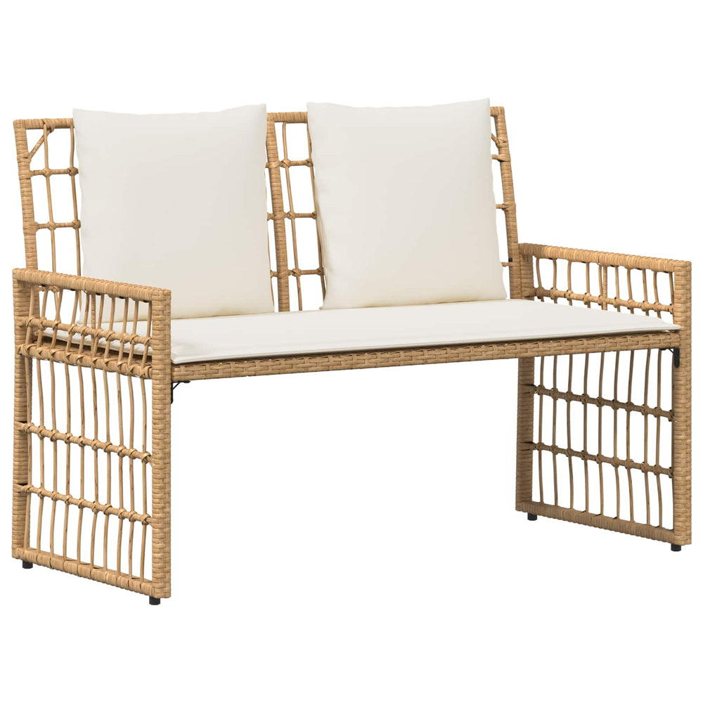 Outdoor Bank Natur & Creme 116cm