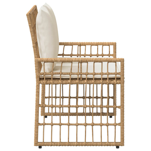 Outdoor Bank Natur & Creme 116cm