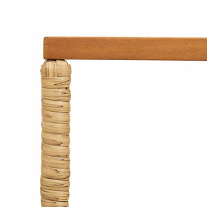 Outdoor Tisch Natur 80x40 cm
