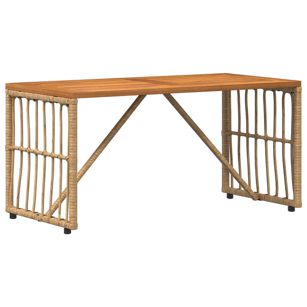 Outdoor Tisch Natur 80x40 cm