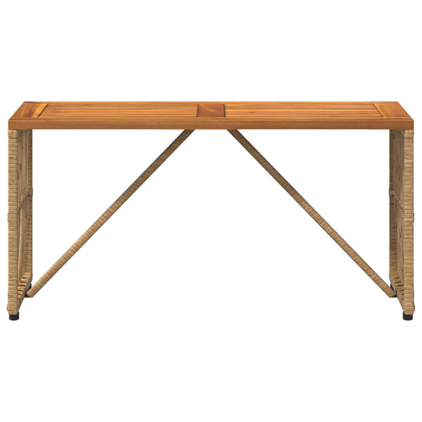 Outdoor Tisch Natur 80x40 cm
