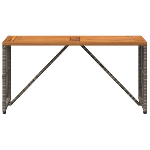Grauer Outdoor-Tisch 80x40 cm