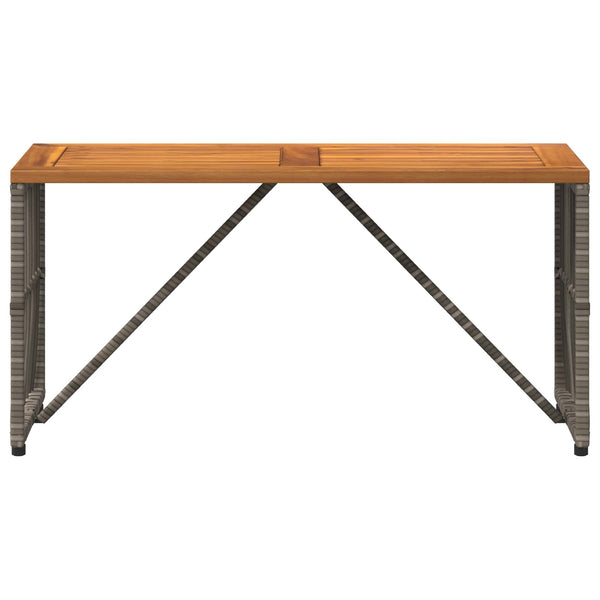 Grauer Outdoor-Tisch 80x40 cm