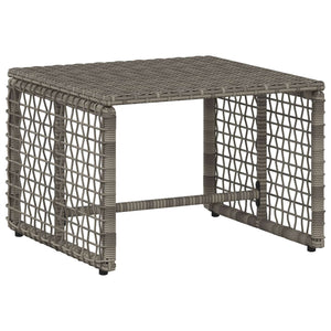 Gartenmöbel Set Grau mit Kissen, 5-teilig