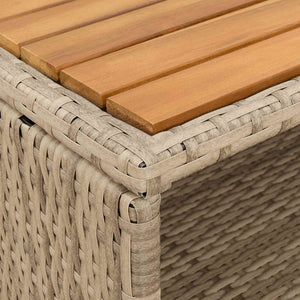 Beiger Rattan Schrank mit Tür