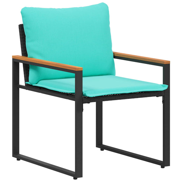 Rattan Möbelset 3-teilig mit Kissen