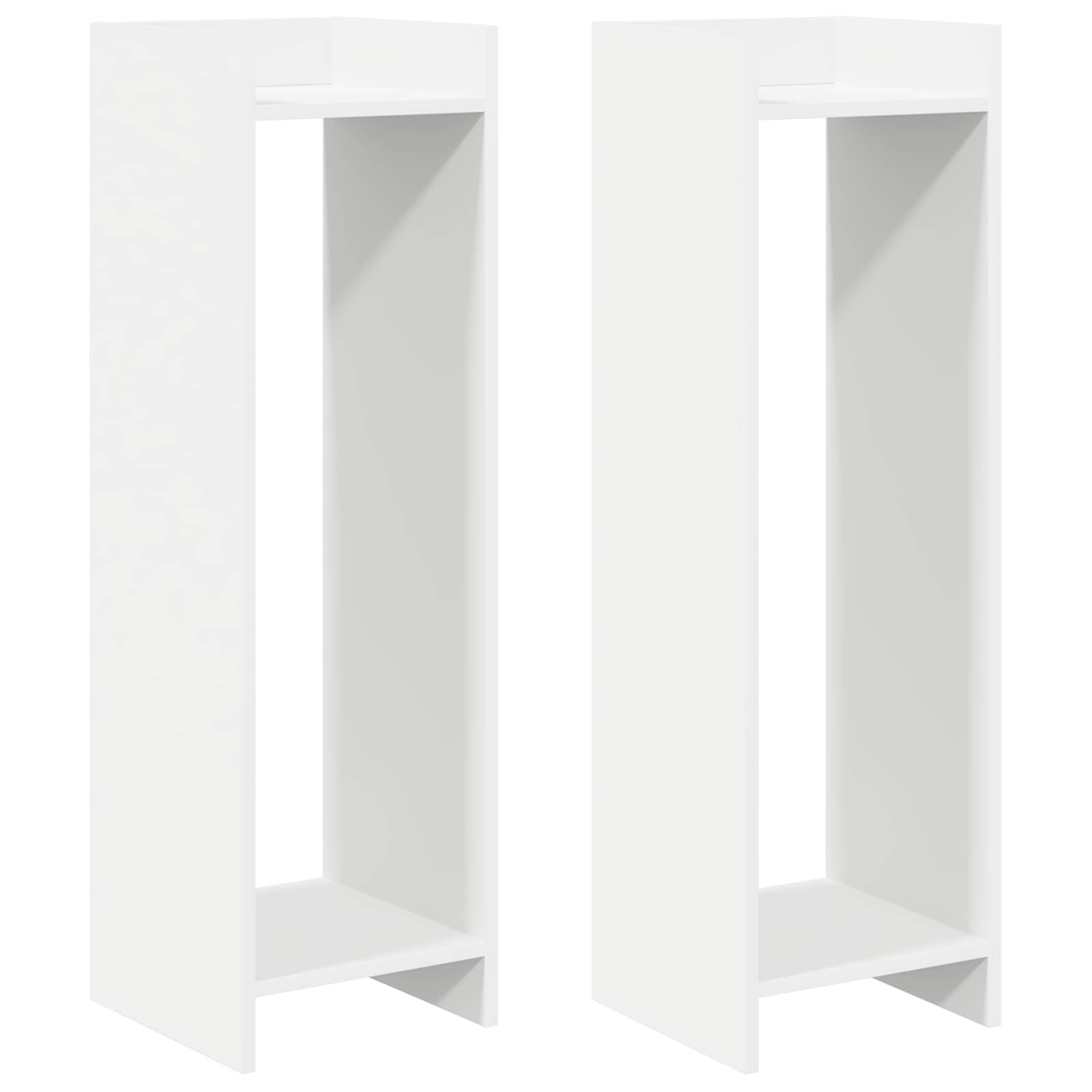 Pflanzenständer 2er Set Weiß 100cm
