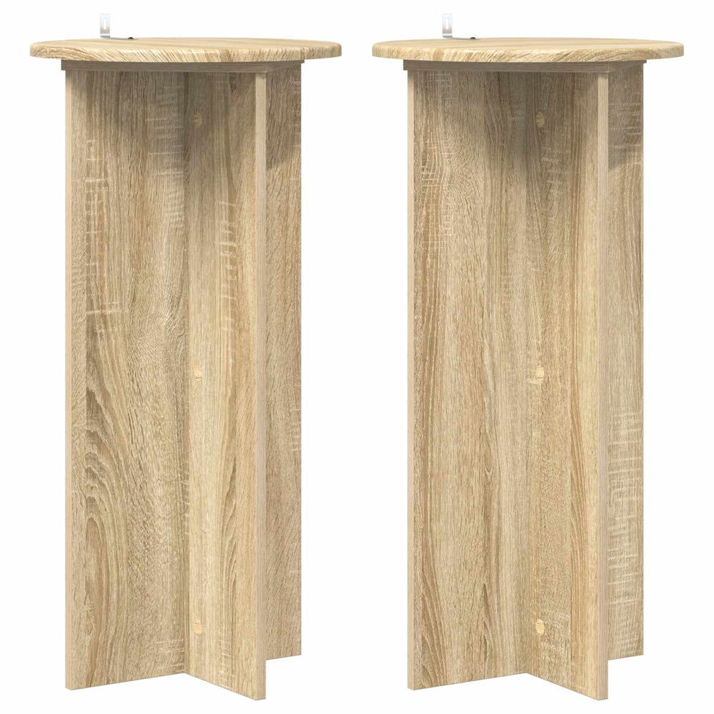 Pflanzenständer 2er Set Sonoma Eiche 80cm