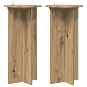 Pflanzenständer 2er Set Artisan Eiche 80cm