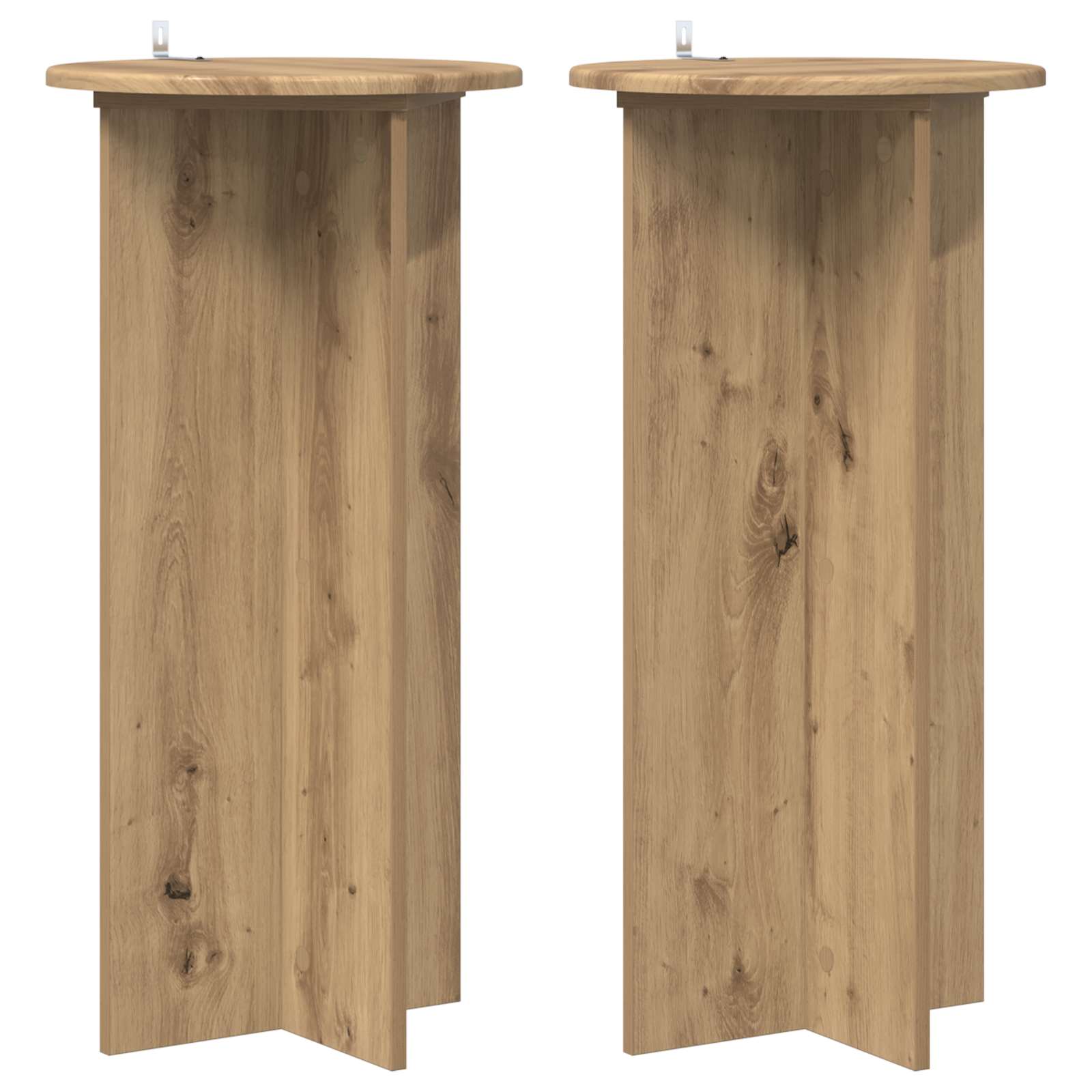 Pflanzenständer 2er Set Artisan Eiche 80cm