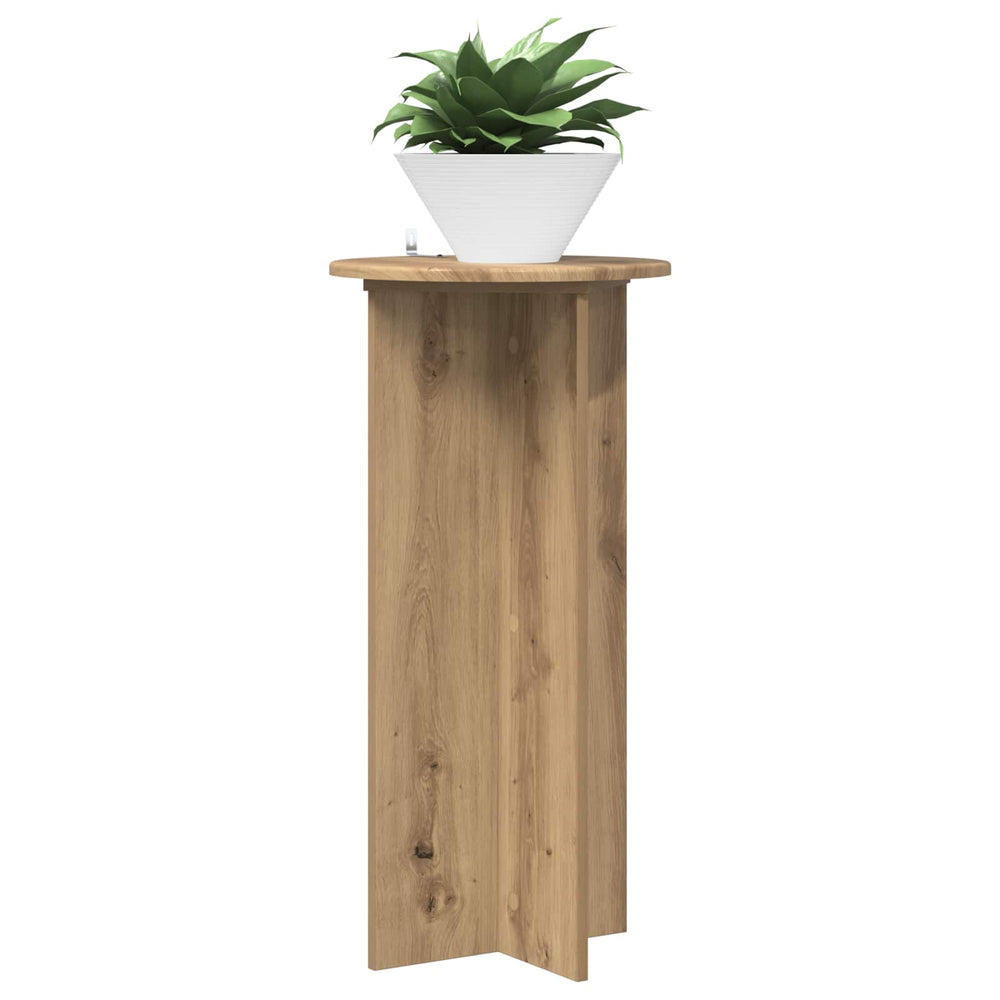 Pflanzenständer 2er Set Artisan Eiche 80cm