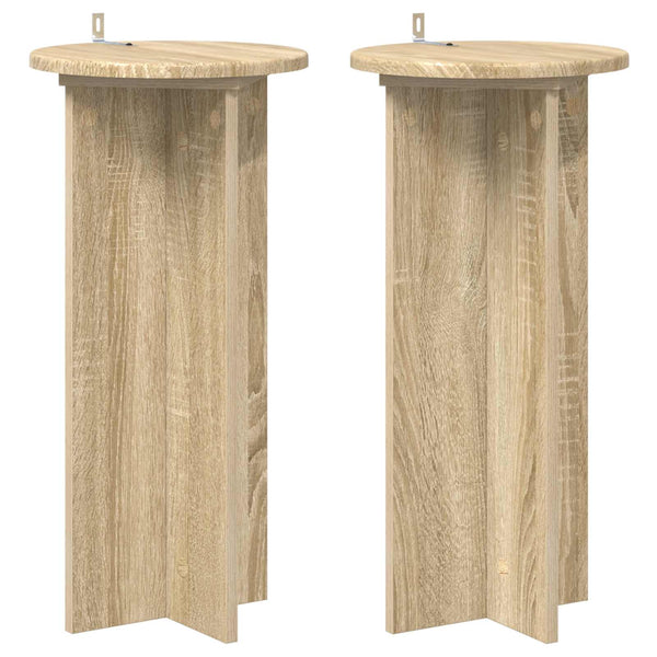 Pflanzenständer 2er Set Sonoma Eiche 60cm