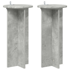 Pflanzenständer 2er Set Betongrau 60cm