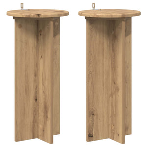 Pflanzenständer 2er Set Artisan-Eiche 60cm