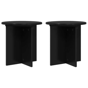 Schwarze Pflanzenständer 2er Set 40cm